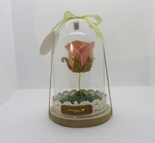 rose éternelle en cloche